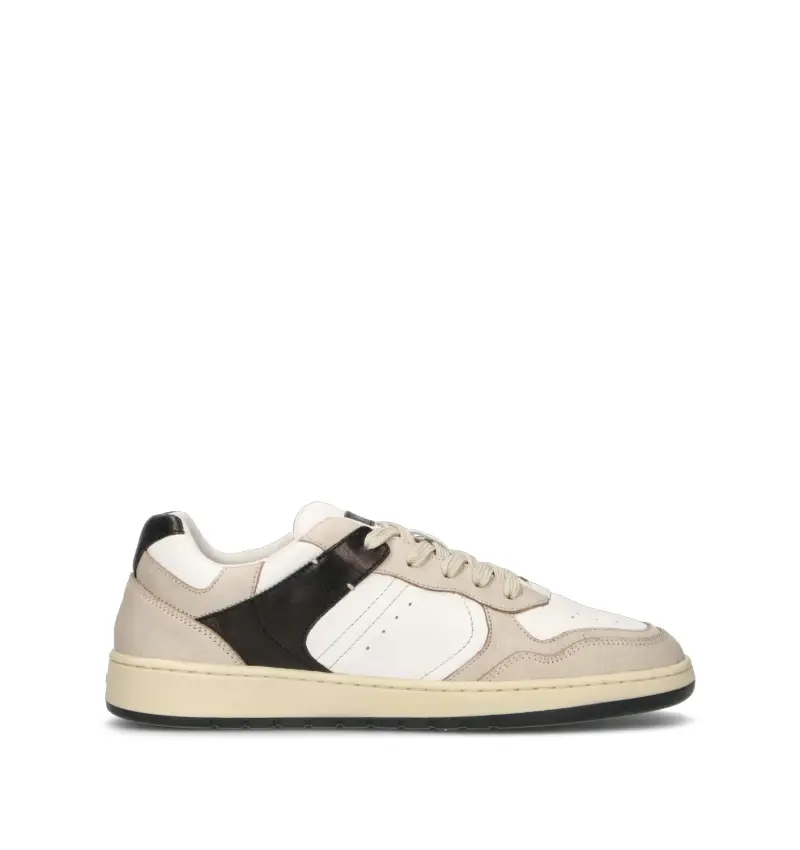 Sneaker uomo bianca in pelle Vario