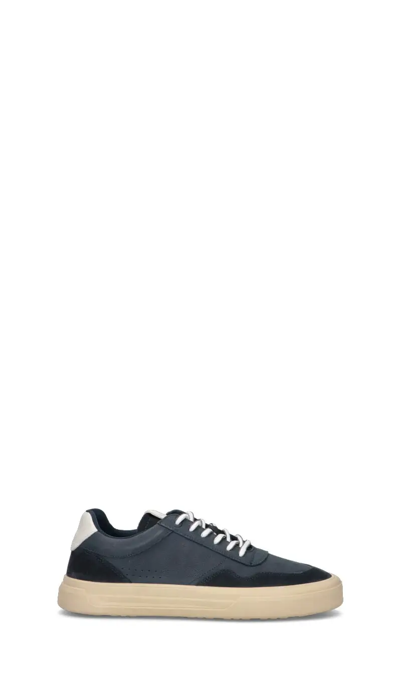 Sneaker uomo blu in pelle Vario