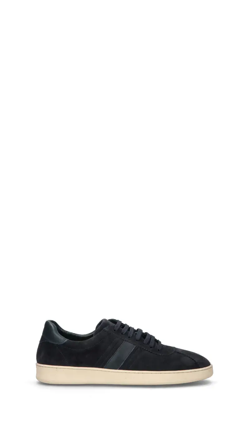 Sneaker uomo blu in suede Vario