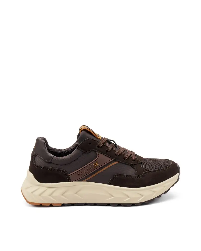 sneakers uomo cross hybrid chocolat x011 MARRONE