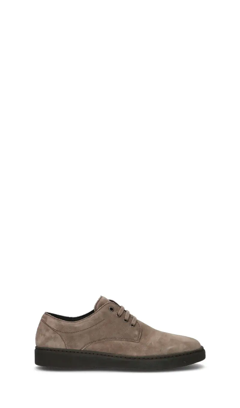 Stringata uomo visone in suede Vario