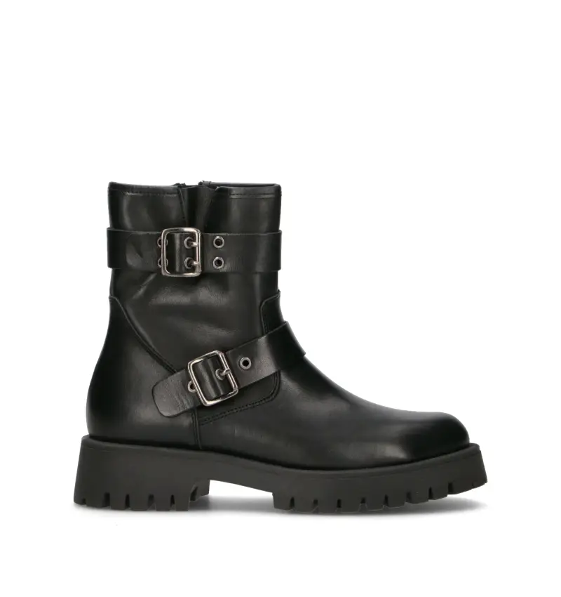 Tronchetto donna nero in pelle Vario