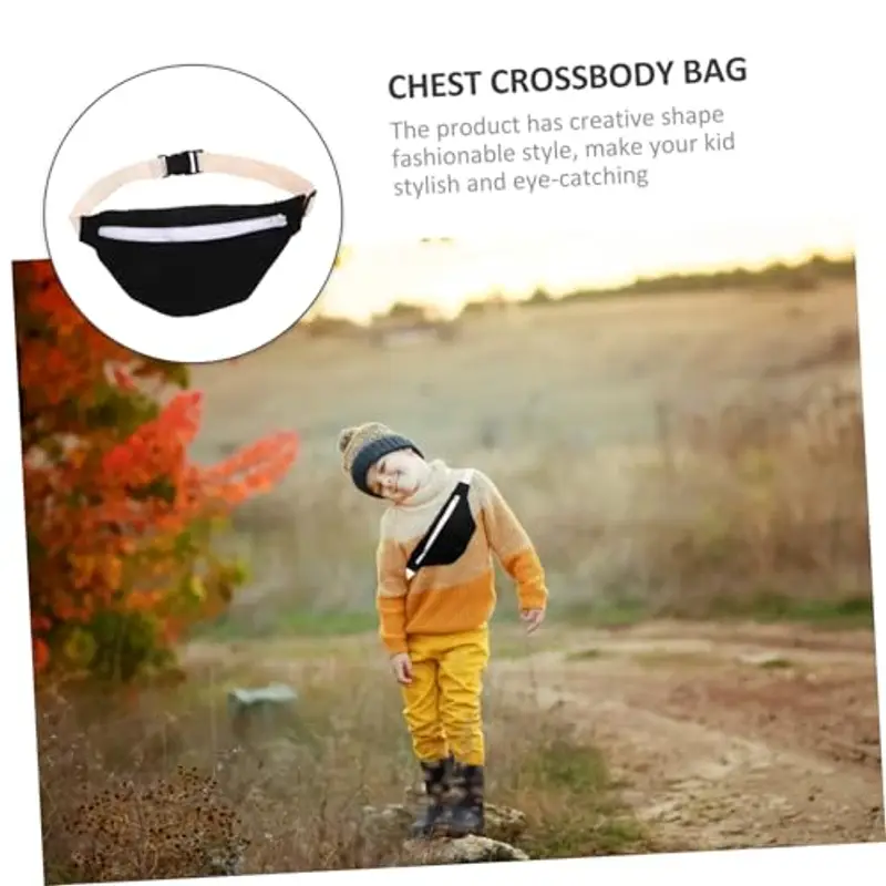 FRCOLOR Borsello in Versatile Piccolo e Leggero Tracolla per Monete Chiavi e Portafoglio Adatta Ragazze e Ragazzi con miniatura 3