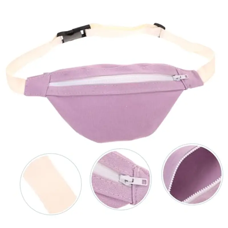 FRCOLOR per Tracolla Unisex con Zip Liscia Leggera e Resistente per Ragazzi e Ragazze per Quotidiano e Regali miniatura 3