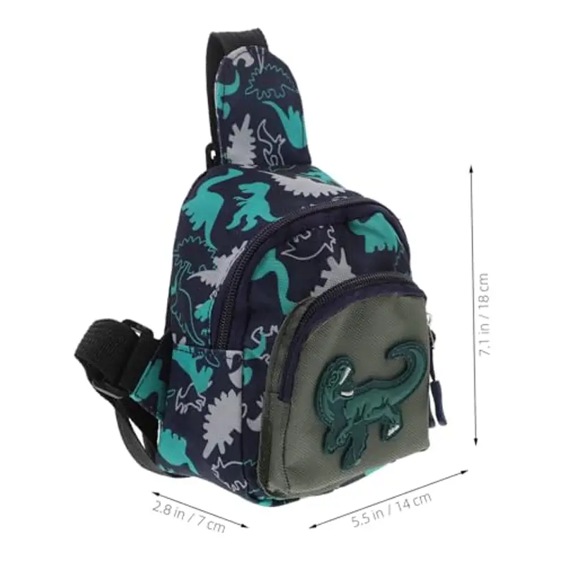 FRCOLOR Spalla e Crossbody con Blu Leggera e Resistente per Chiavi Snack e Giocattoli miniatura 2