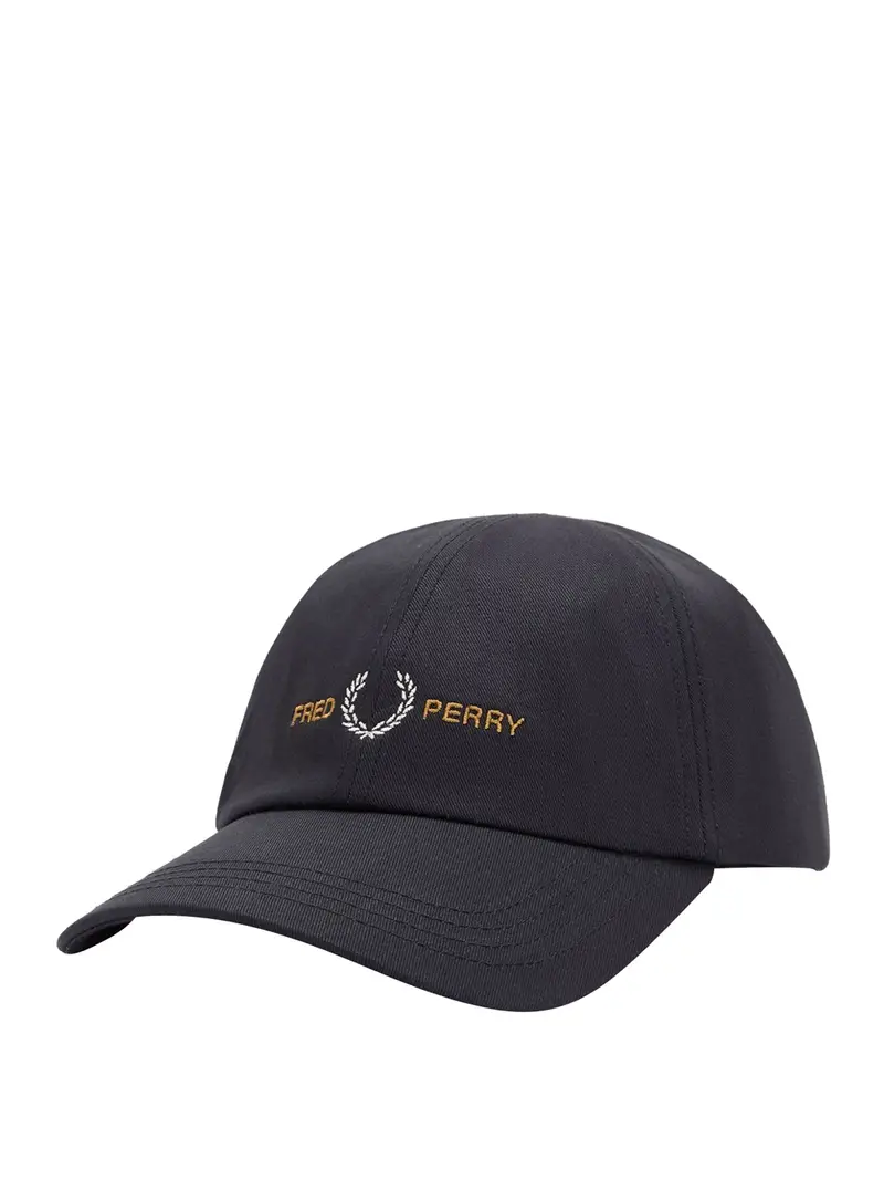 berretto con visiera fred perry da uomo - nero