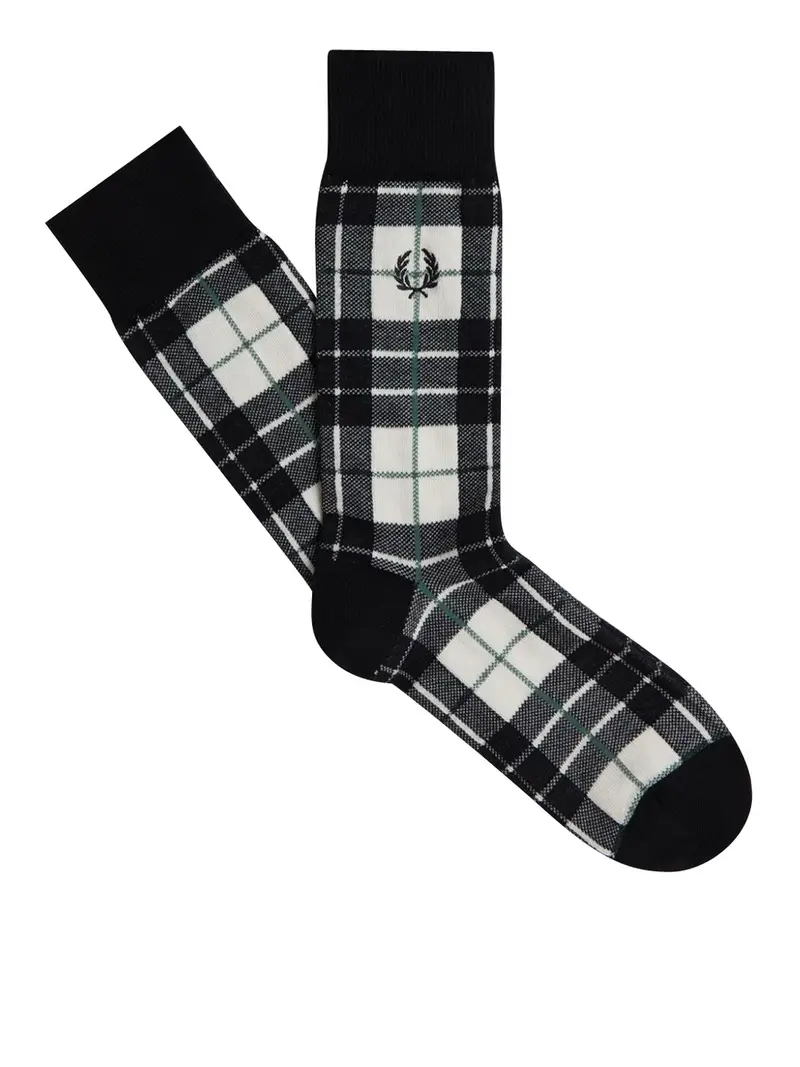 calzini fred perry da uomo - avorio nero