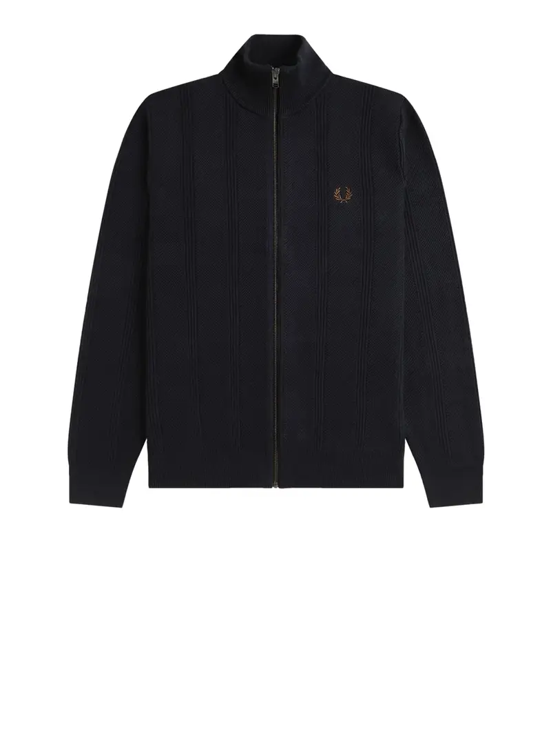 Fred Perry Cardigan Uomo Nero 3035250