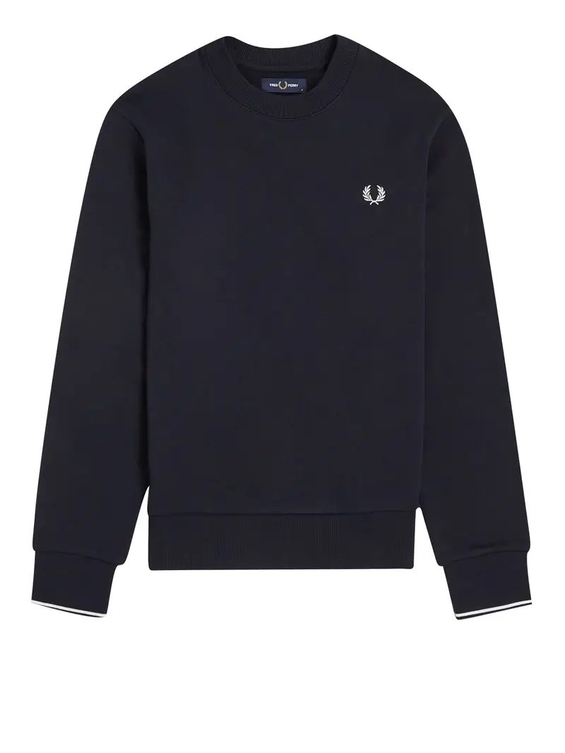 felpa fred perry da uomo - blu