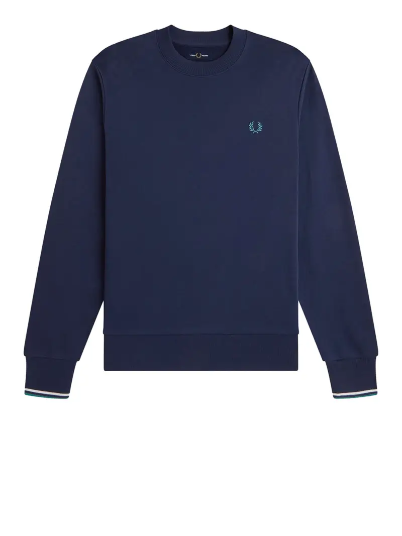 felpa fred perry da uomo - blu