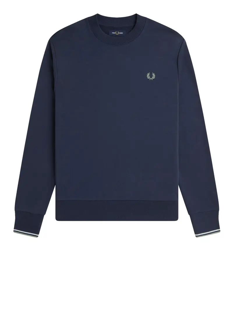 felpa fred perry da uomo - blu