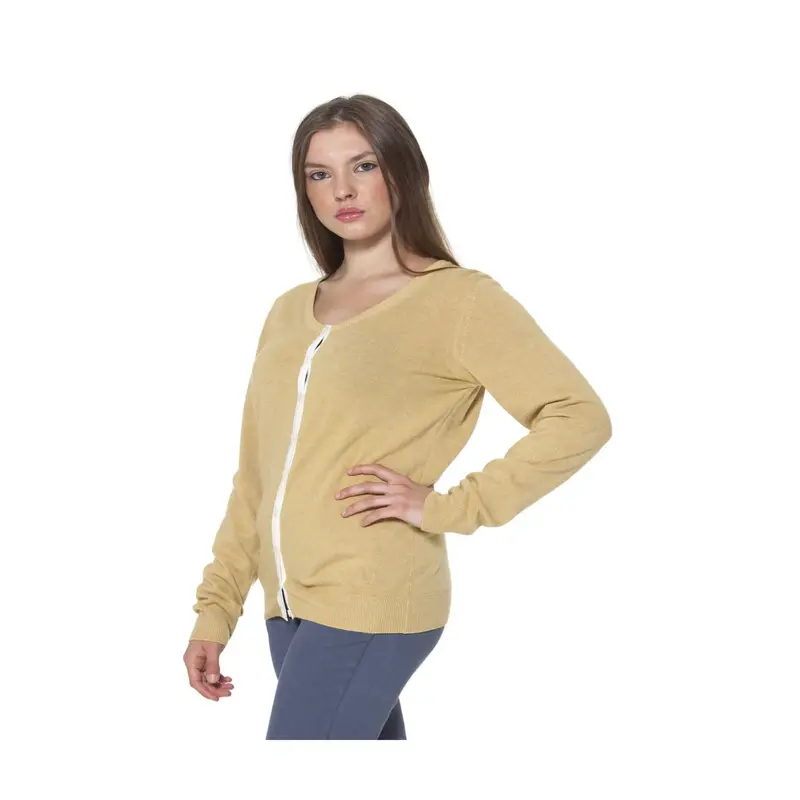 Fred Perry Cardigan Donna Giallo 4010132 miniatura 2