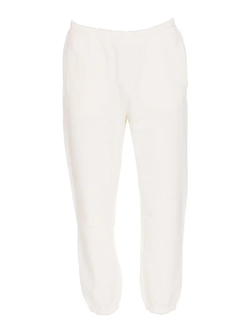 Pantaloni della tuta in cotone Bianco