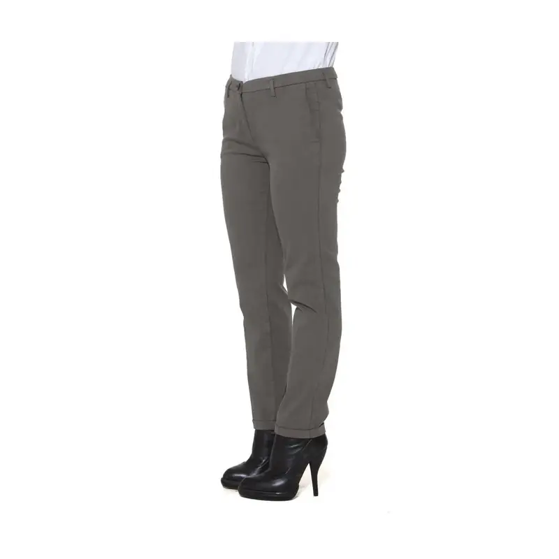 Pantaloni Pantaloni Donna Verde Logo miniatura 2