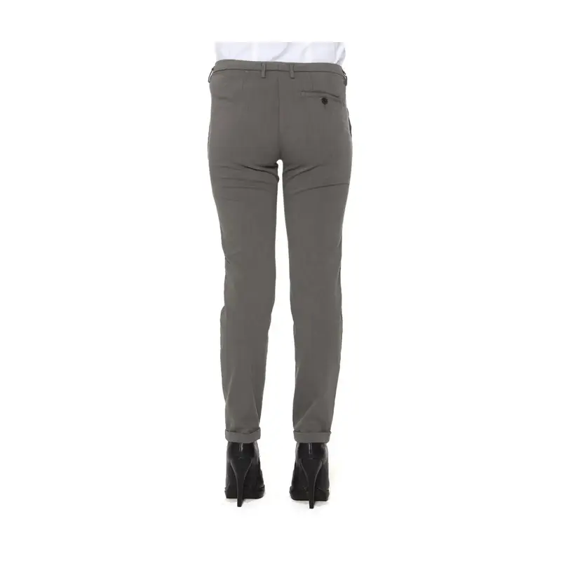 Pantaloni Pantaloni Donna Verde Logo miniatura 3