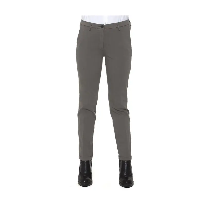 Pantaloni Pantaloni Donna Verde Logo