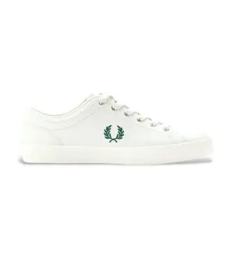 per uomo B1306-303 Sneakers Baseline in pelle bianca (43), Bianco, Basso, Stringhe, Casual