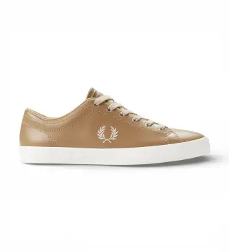 per uomo B1306-363 Sneakers Baseline in pelle marrone (41), Basso, Stringhe, Casual