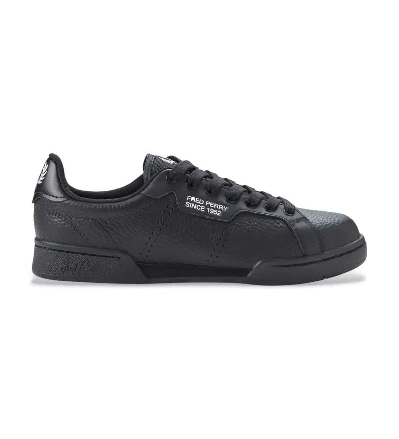 per uomo. B1315-220 Sneakers in pelle nera B722 (40), Nero, Basso, Stringhe, Casual