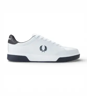 per uomo B2314-100 Sneakers in pelle bianca B301 (41), Bianco, Basso, Stringhe, Casual