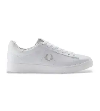 per uomo B4334-200 Sneaker Spencer in pelle bianca (41), Bianco, Basso, Stringhe, Casual