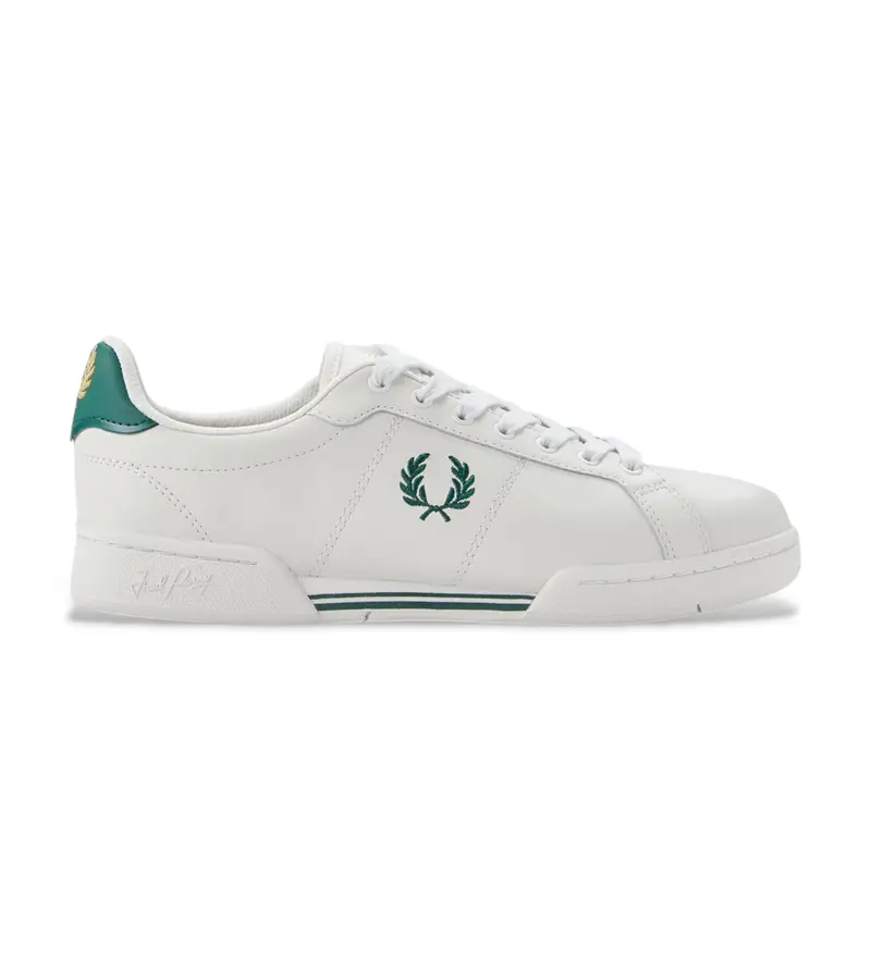 per uomo B6311-254 Sneakers B722 in pelle bianca (43), Bianco, Basso, Stringhe, Casual