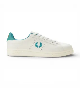 per uomo B6312-349 Sneakers in pelle bianca B721 (41), Bianco, Basso, Stringhe, Casual Oro