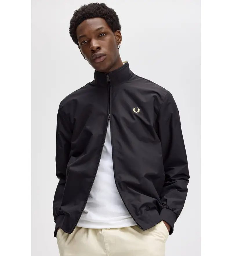 per uomo. J2660 Giacca nera Brentham (S), Nero, Casual, Poliamide