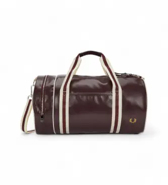 per uomo L7255 Borsa sportiva classica marrone (OSFA), Casual, Sportivo, Granata, Poliestere