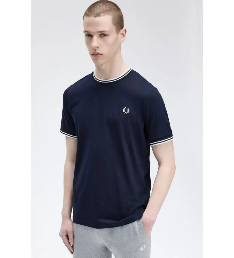 Fred Perry T-shirt Uomo Blu 4129259
