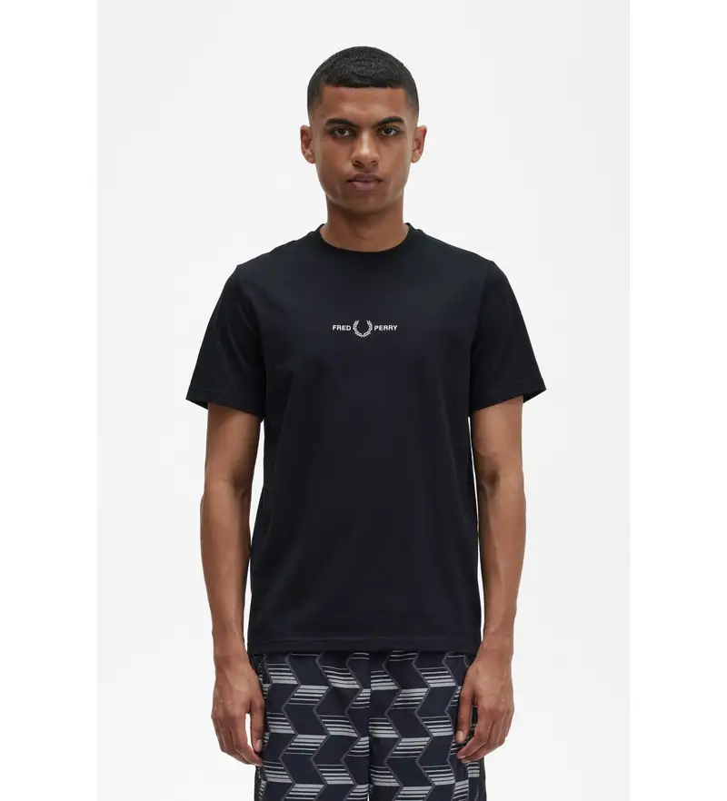 Fred Perry T-shirt Uomo Nero 4110192