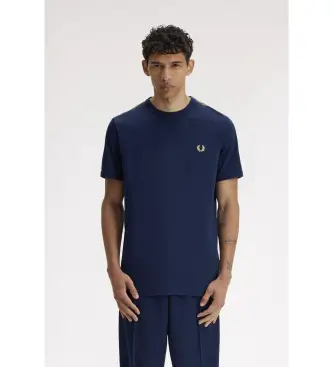 per uomo M4613 T-shirt blu M4613 (M), Casual, Cotone, Manica corta