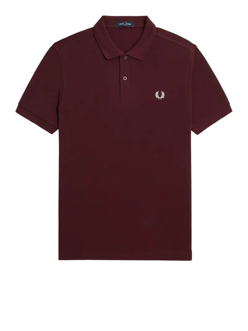 polo fred perry da uomo - bordeaux