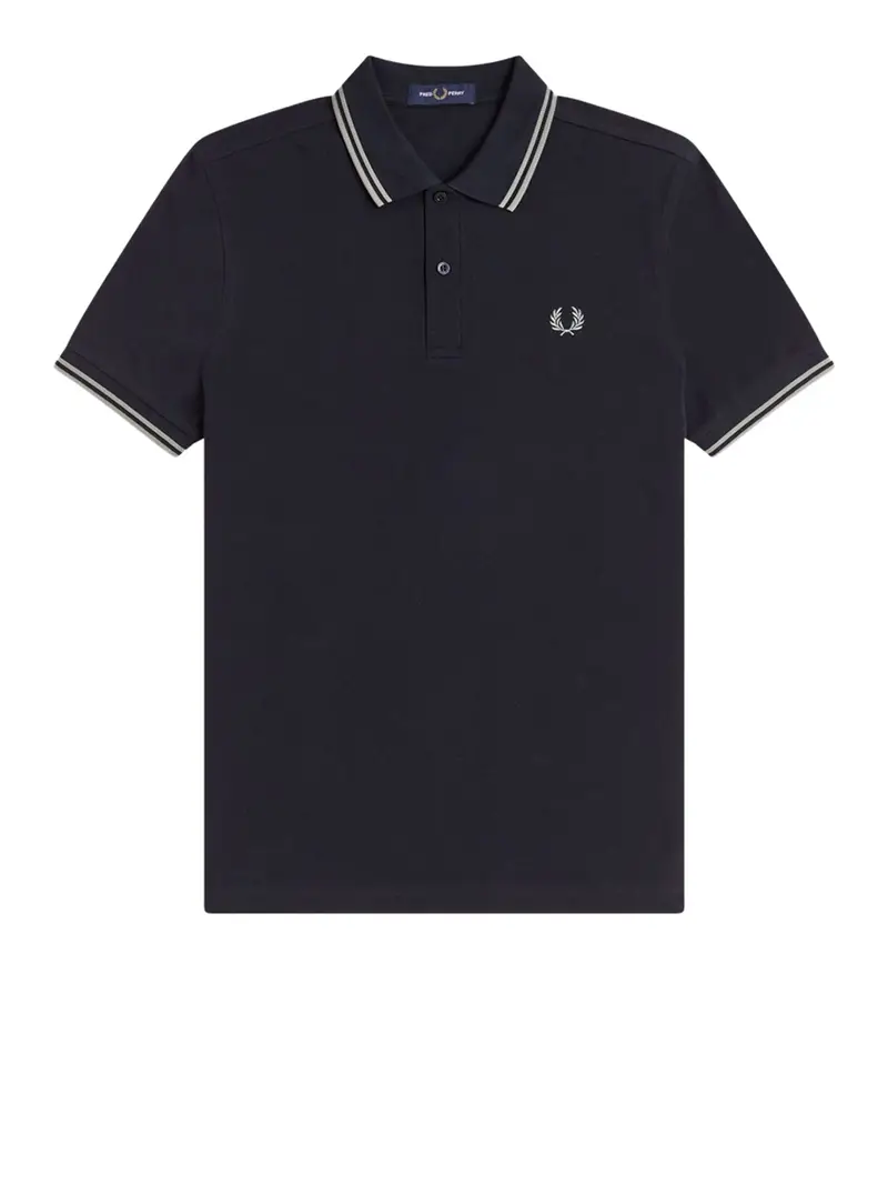 polo fred perry twin tipped da uomo - blu