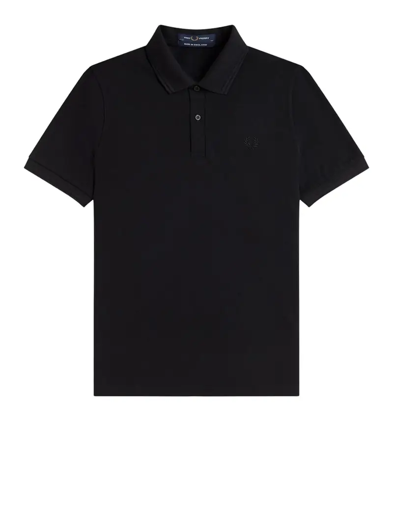 polo fred perry twin tipped da uomo - nero