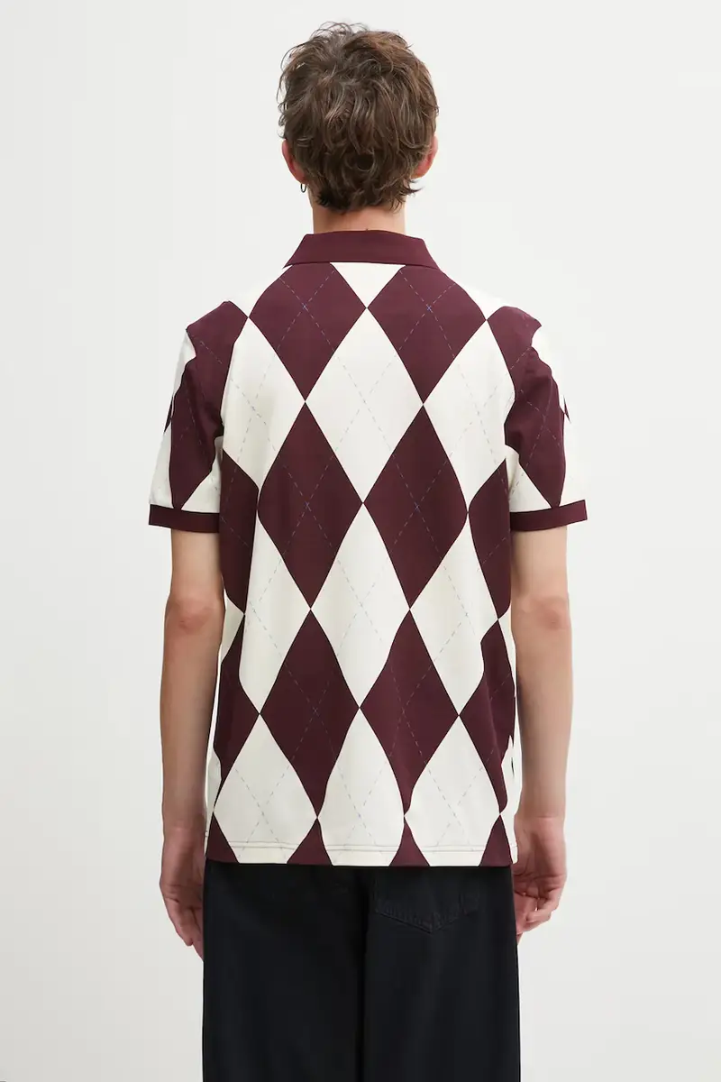 Fred Perry Polo Uomo Beige 3121556 miniatura 3