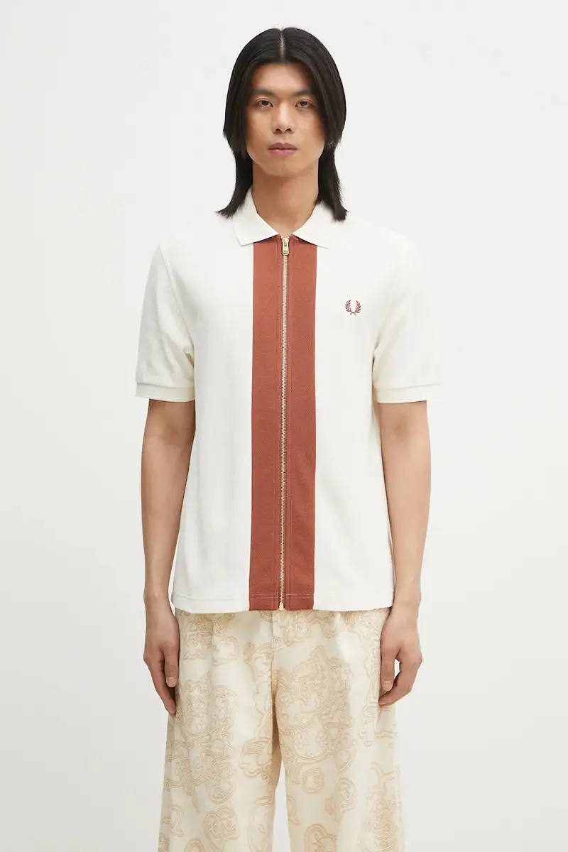 Fred Perry Polo Uomo Beige 2242133