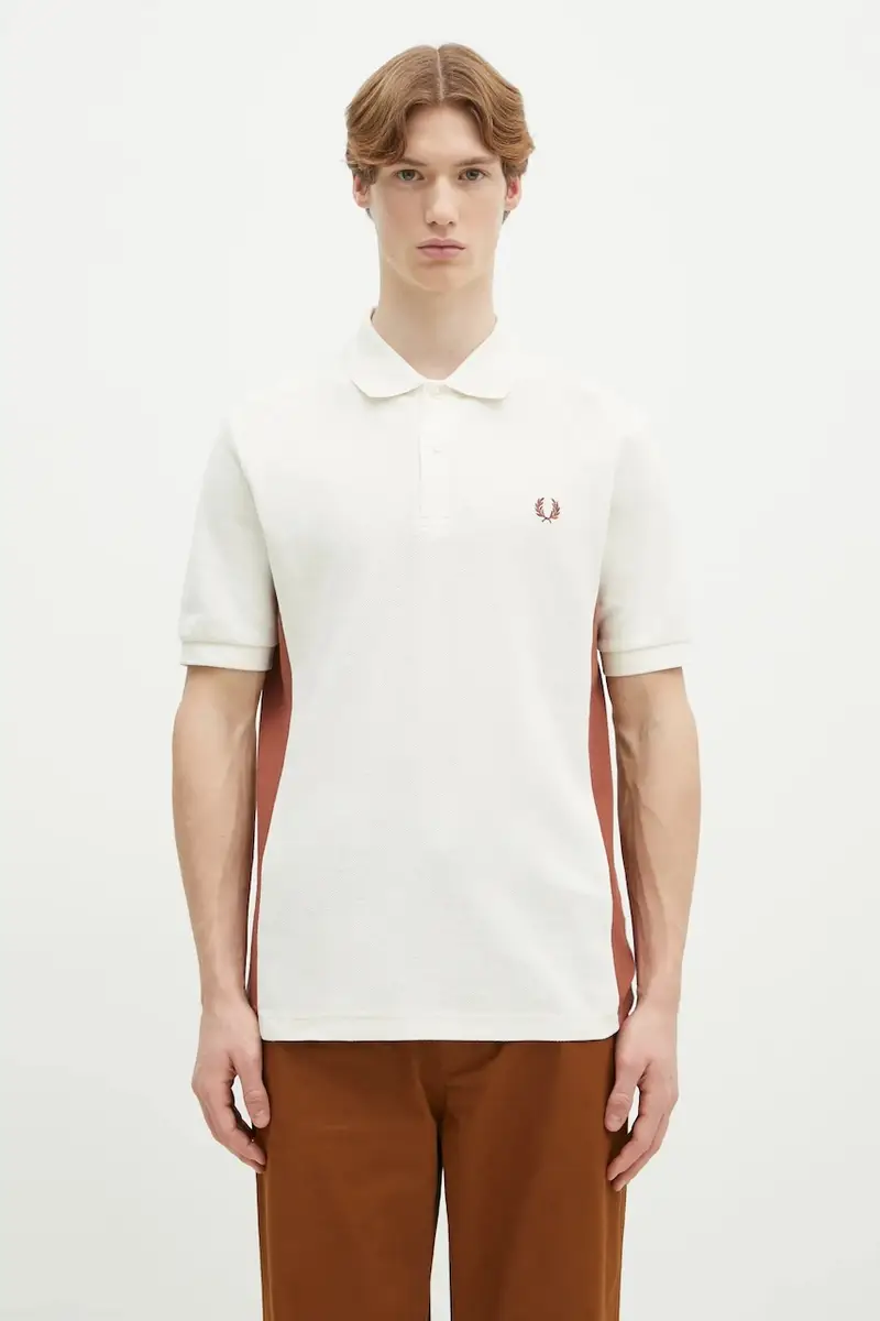 Fred Perry Polo Uomo Beige 2241892