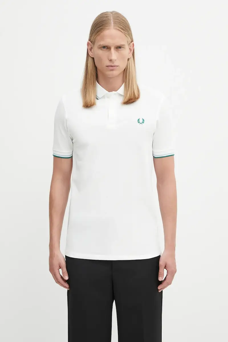 Fred Perry Polo Uomo Bianco 2245147