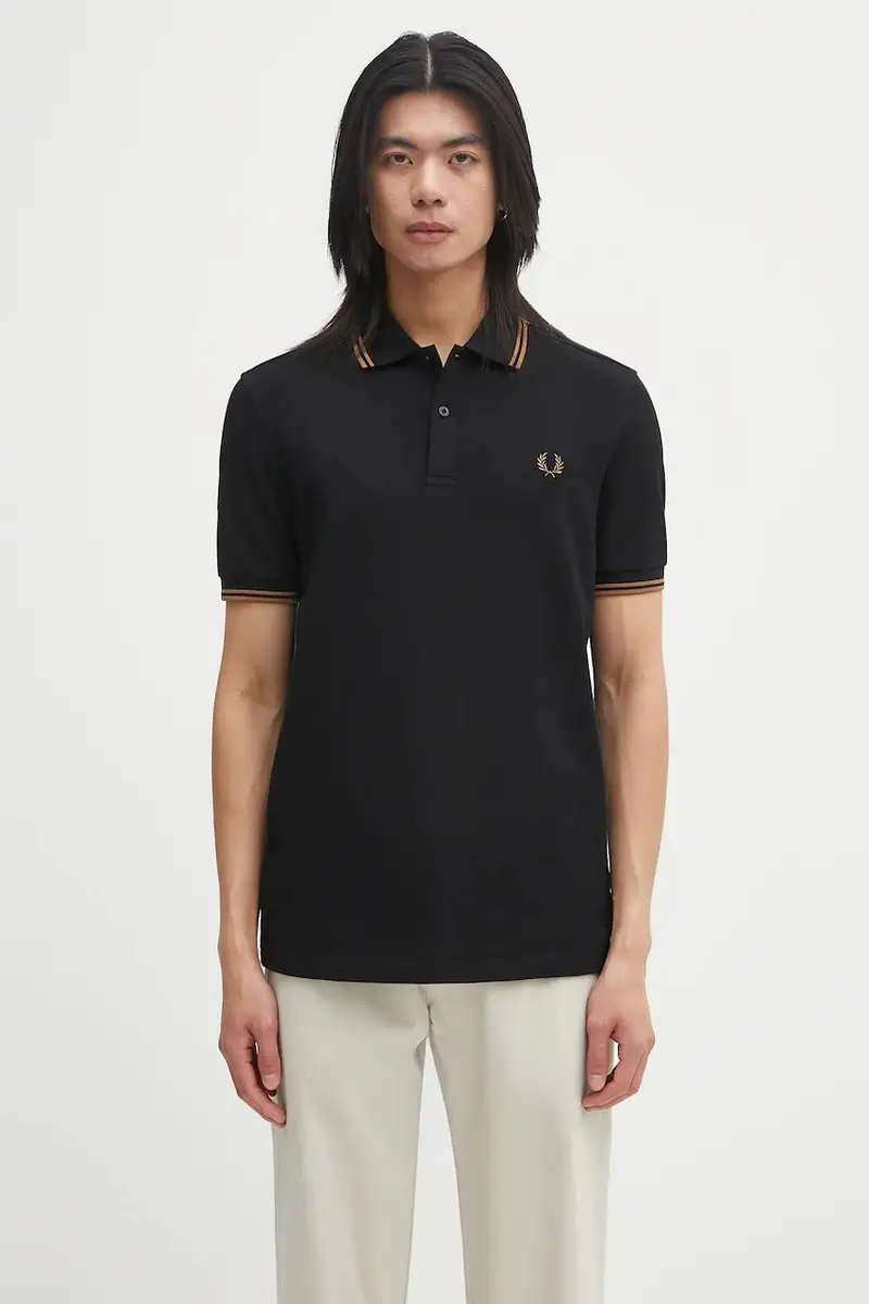 Fred Perry Polo Uomo Nero 2258729