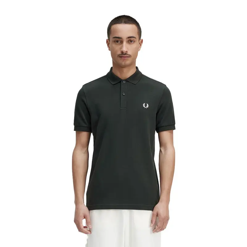 Polo Tinta Unita Logo Nero Uomo S