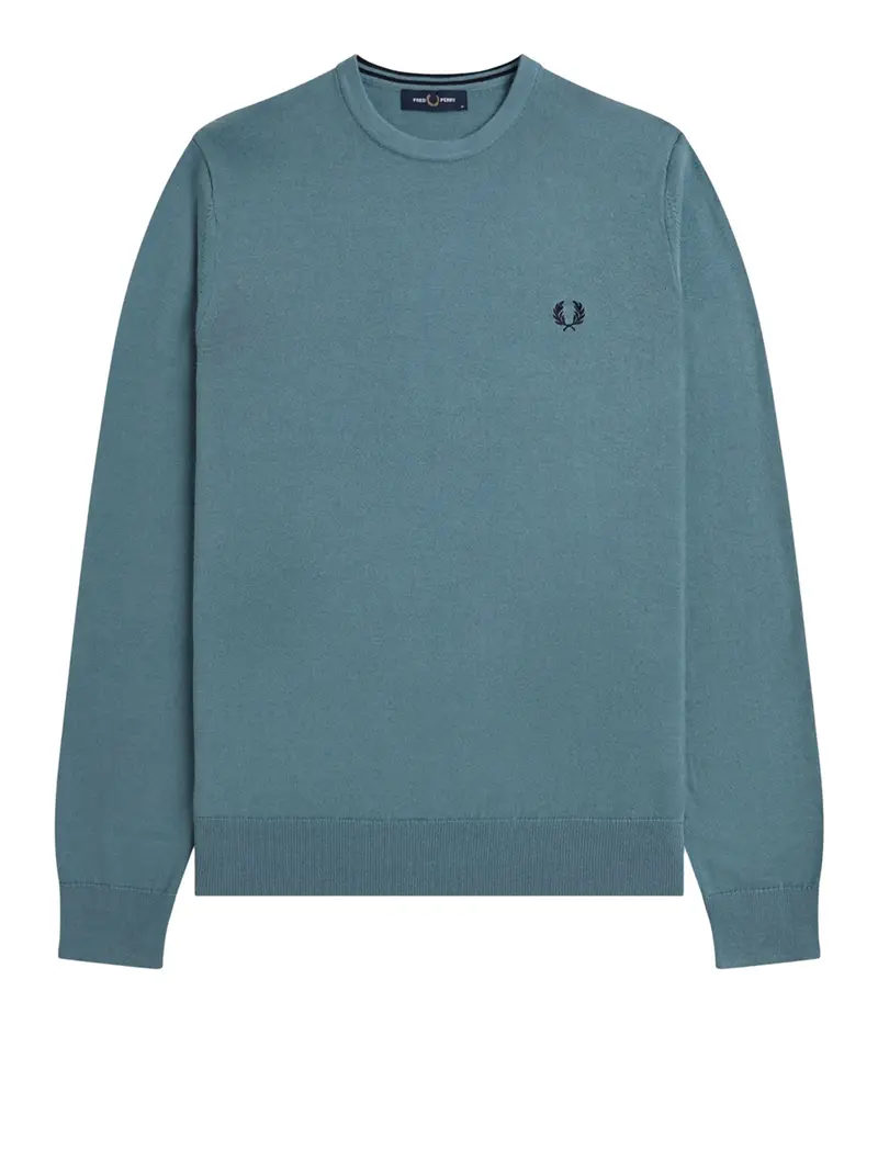 pullover fred perry da uomo - celeste