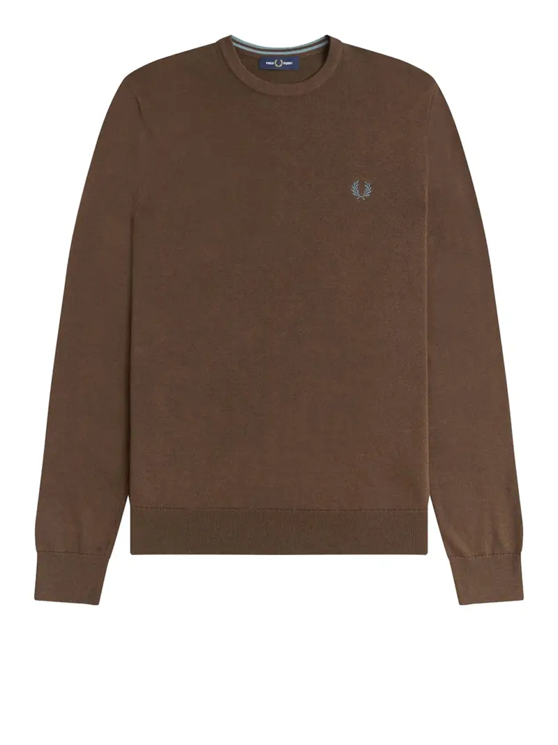 pullover fred perry da uomo - marrone