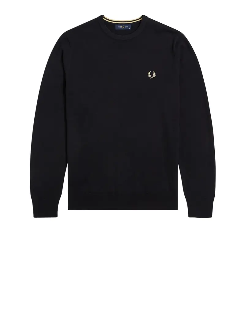 pullover fred perry da uomo - nero