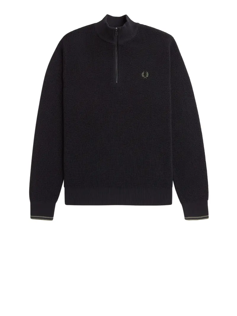 pullover fred perry da uomo - nero