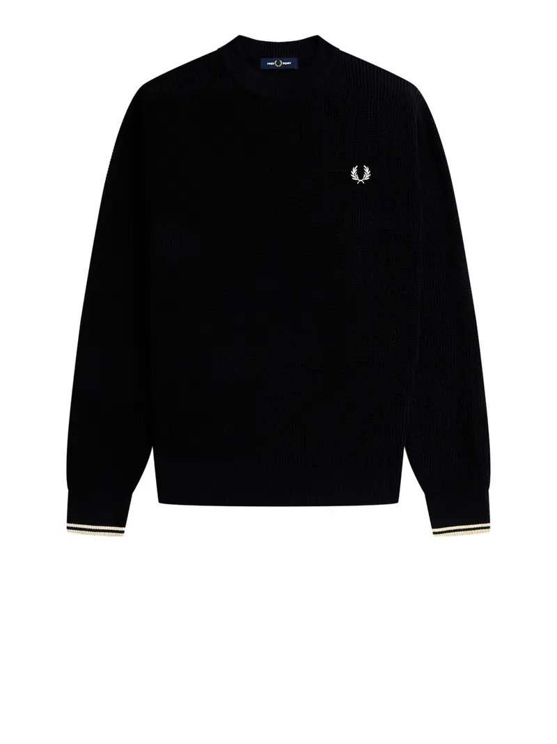 pullover fred perry da uomo - nero