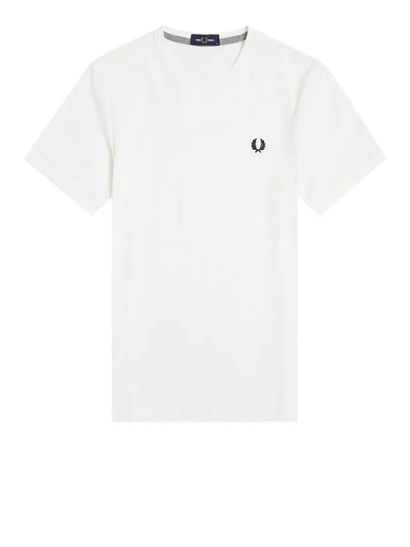 t-shirt fred perry da uomo - bianco
