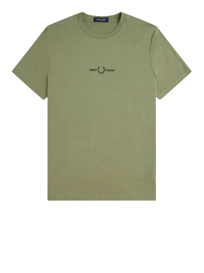 Fred Perry T-shirt Uomo Verde 2495275