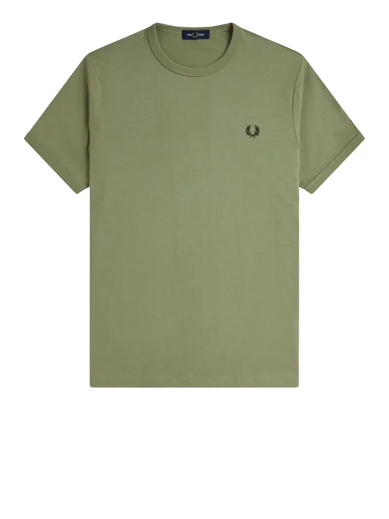 Fred Perry T-shirt Uomo Verde 2495284