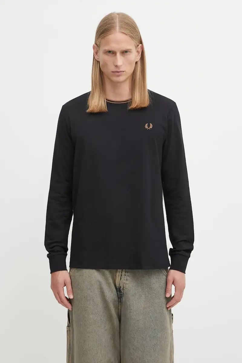 t-shirt in cotone colore nero M9602